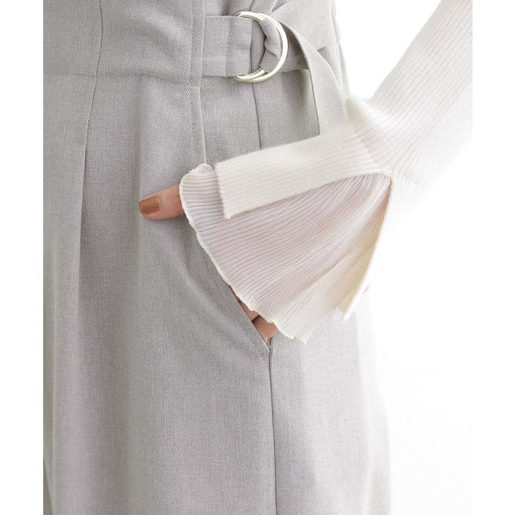 サス付きセンタープレスワイドパンツ | grove | 詳細画像29 