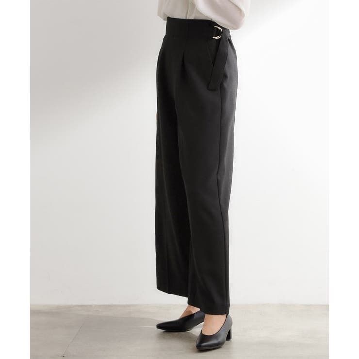 サス付きセンタープレスワイドパンツ | grove | 詳細画像10 