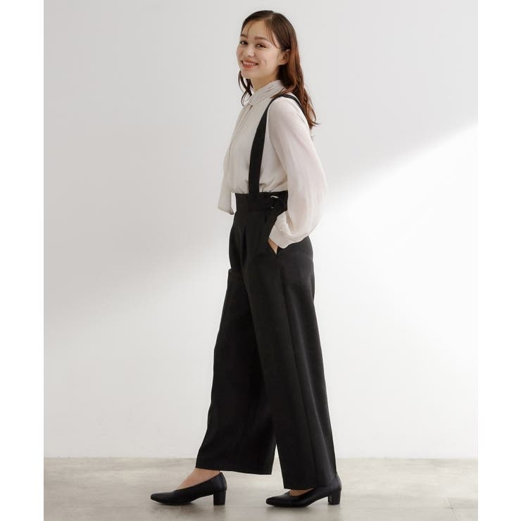 サス付きセンタープレスワイドパンツ | grove | 詳細画像14 