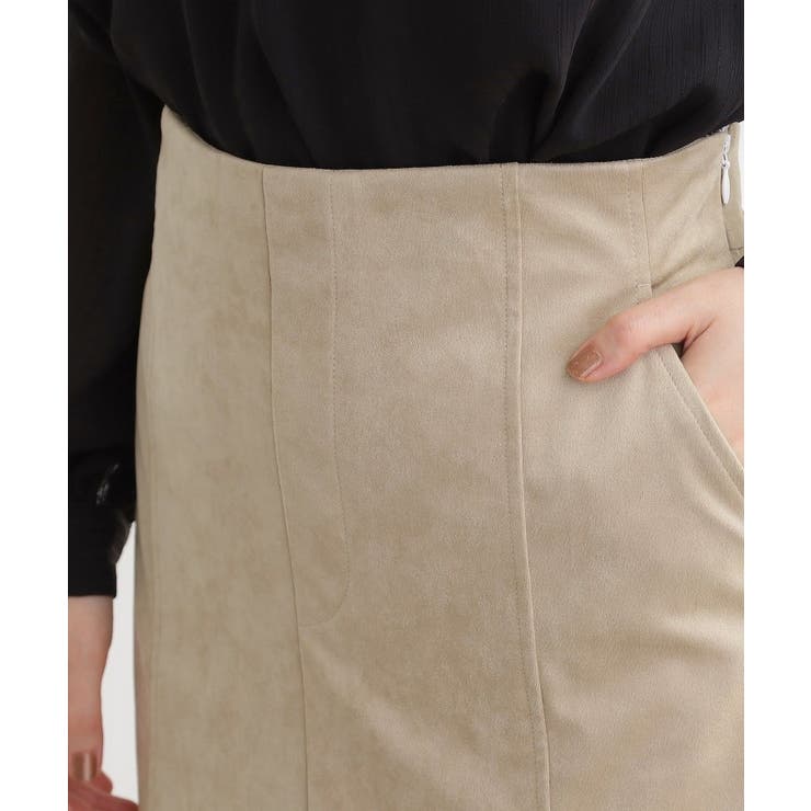 しっとりスエードで描くやわらかなマーメイドスカート | grove | 詳細画像18 