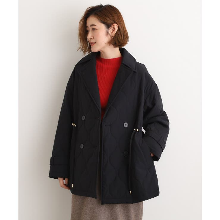 キルティングPコートジャケット | grove | 詳細画像5 