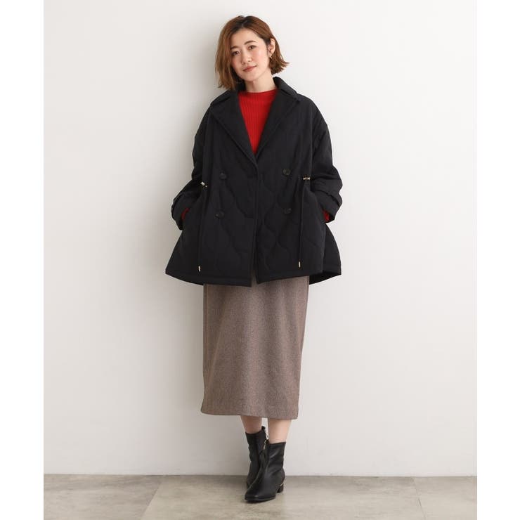 キルティングPコートジャケット | grove | 詳細画像6 