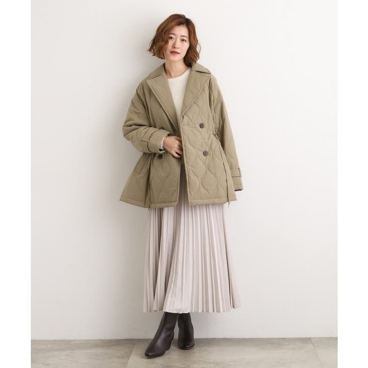 キルティングPコートジャケット | grove | 詳細画像11 