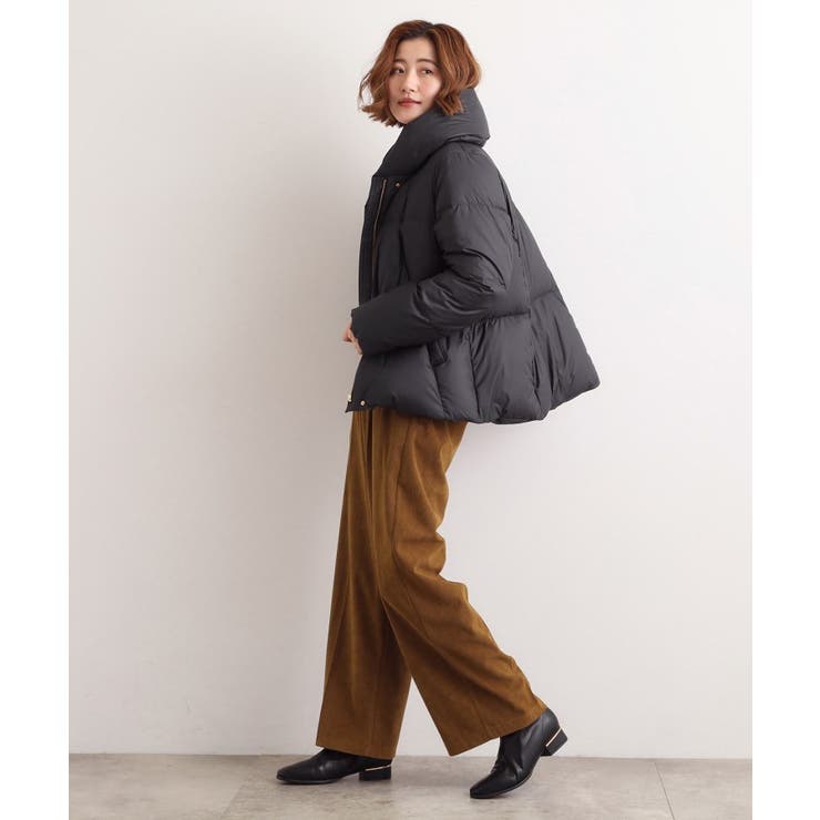 【名品アウター／800FP・多機能】つつまれダウンショート | grove | 詳細画像5 