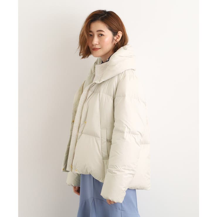 【名品アウター／800FP・多機能】つつまれダウンショート | grove | 詳細画像14 