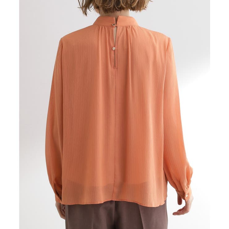 シアーストライプボウタイブラウス | grove | 詳細画像15 