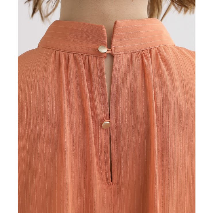 シアーストライプボウタイブラウス | grove | 詳細画像17 