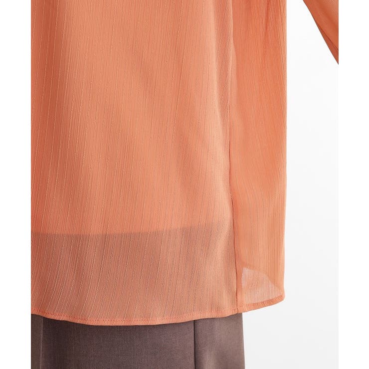 シアーストライプボウタイブラウス | grove | 詳細画像20 