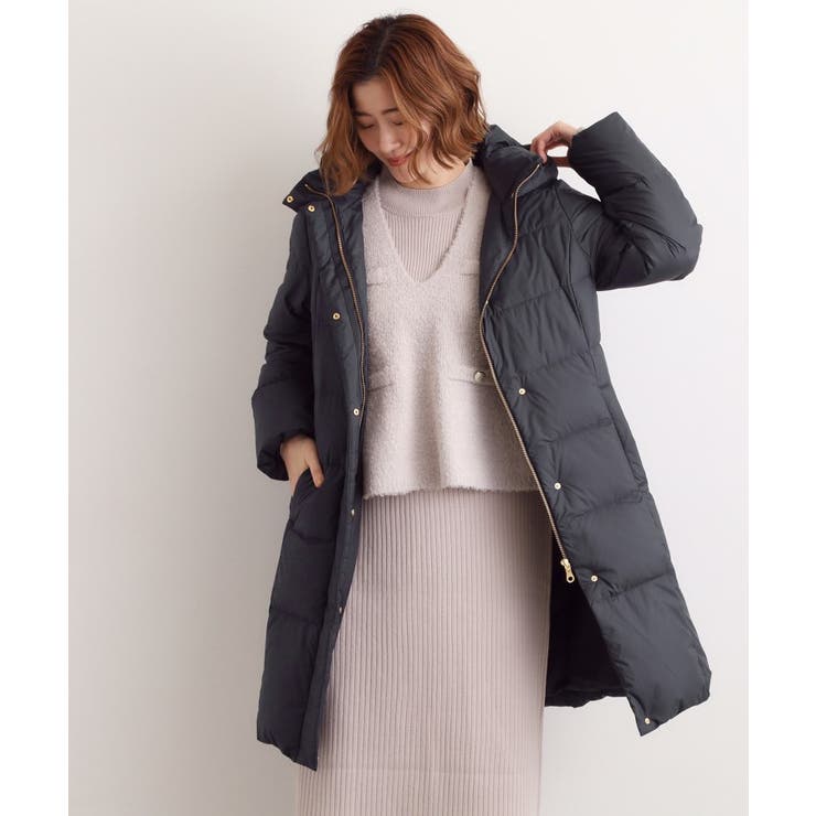 【名品アウター/800FP・多機能】つつまれダウンロング | grove | 詳細画像3 