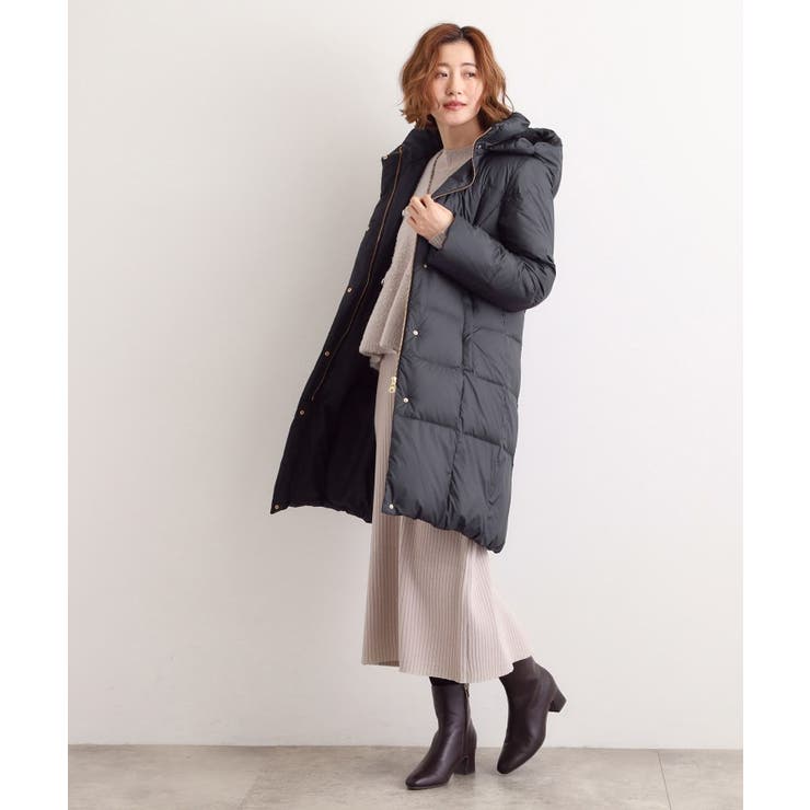 【名品アウター/800FP・多機能】つつまれダウンロング | grove | 詳細画像7 