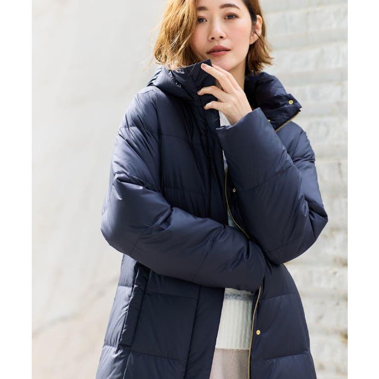 【名品アウター/800FP・多機能】つつまれダウンロング | grove | 詳細画像2 