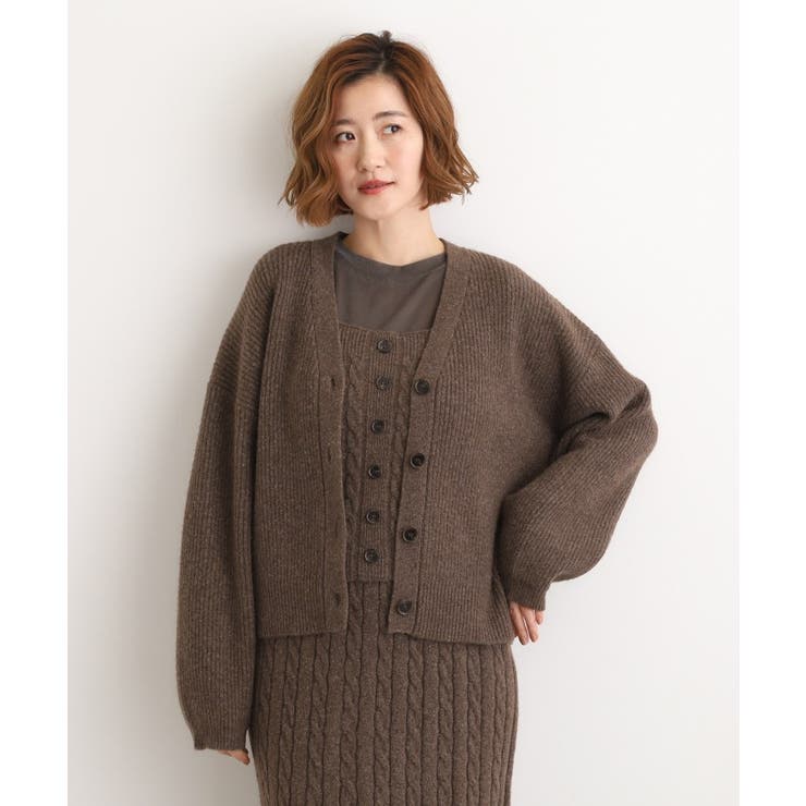 【SETITEM】オーバーサイズ畔カーディガン | grove | 詳細画像17 
