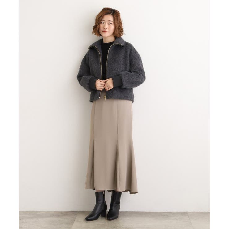 ふんわりと包み込む、リュクスなフェイクファーブルゾン | grove | 詳細画像4 