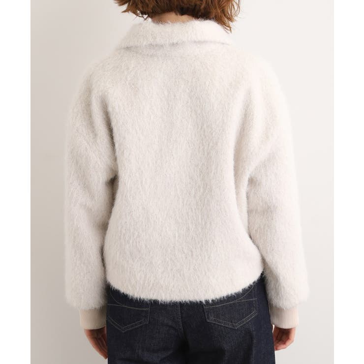 ふんわりと包み込む、リュクスなフェイクファーブルゾン | grove | 詳細画像13 