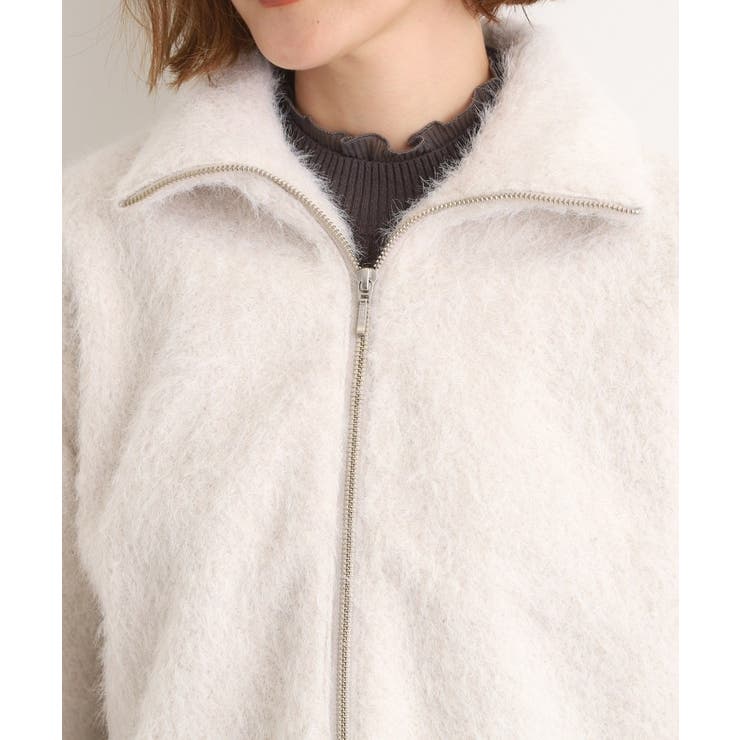 ふんわりと包み込む、リュクスなフェイクファーブルゾン | grove | 詳細画像14 