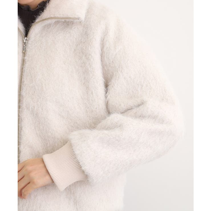 ふんわりと包み込む、リュクスなフェイクファーブルゾン | grove | 詳細画像16 