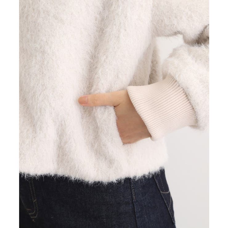 ふんわりと包み込む、リュクスなフェイクファーブルゾン | grove | 詳細画像17 