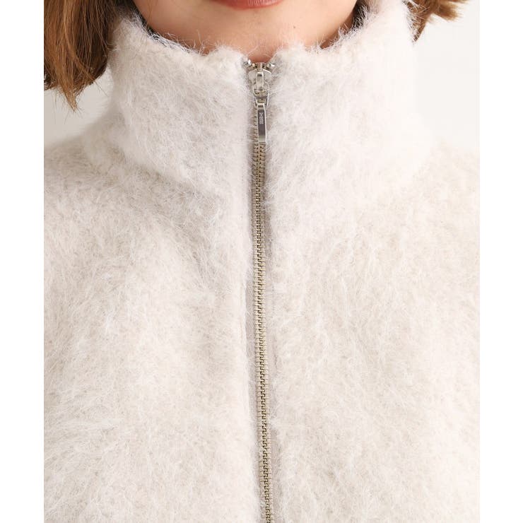 ふんわりと包み込む、リュクスなフェイクファーブルゾン | grove | 詳細画像15 