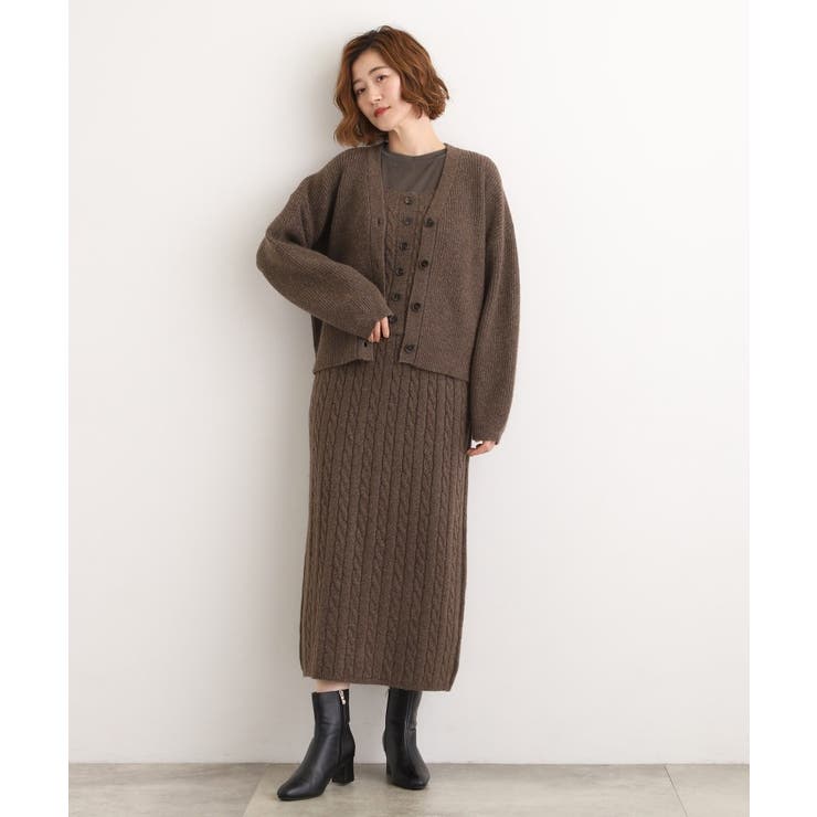 【SETITEM】ケーブルニットスカート | grove | 詳細画像13 