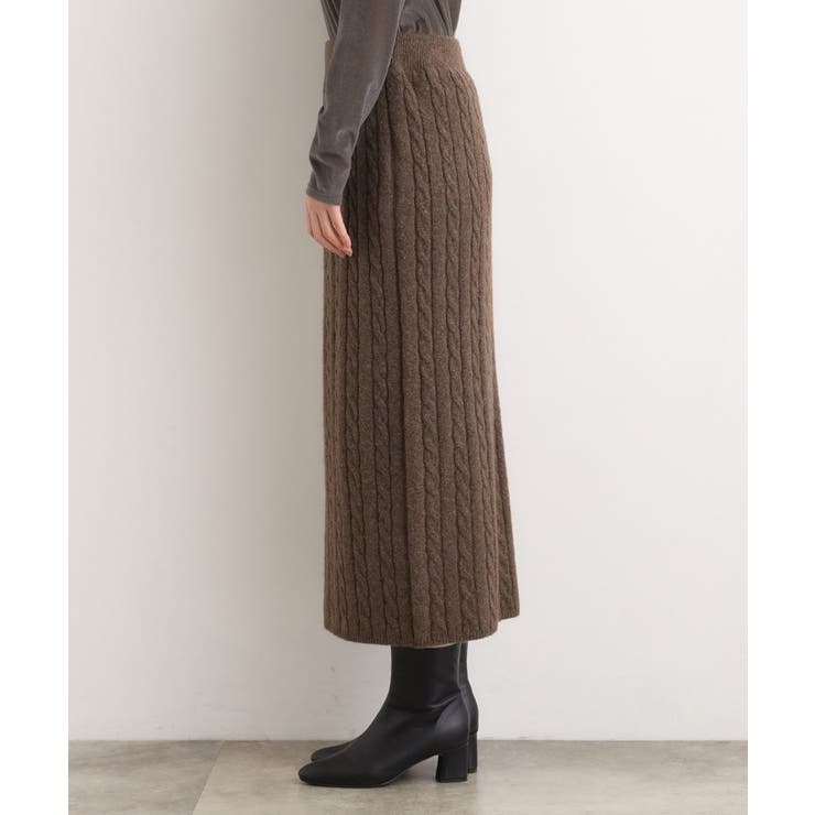 【SETITEM】ケーブルニットスカート | grove | 詳細画像16 