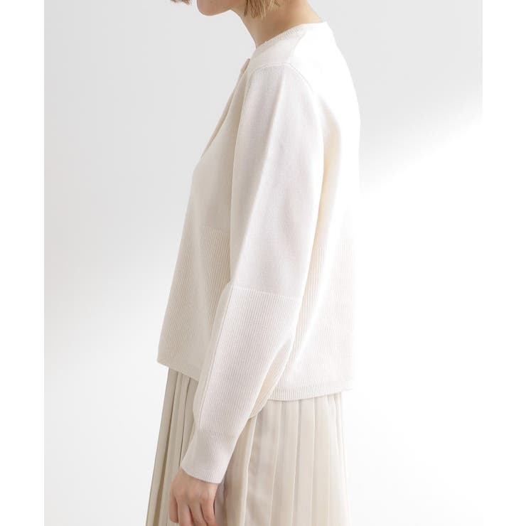 【毛玉軽減／洗える】編地切替カーディガン | grove | 詳細画像23 