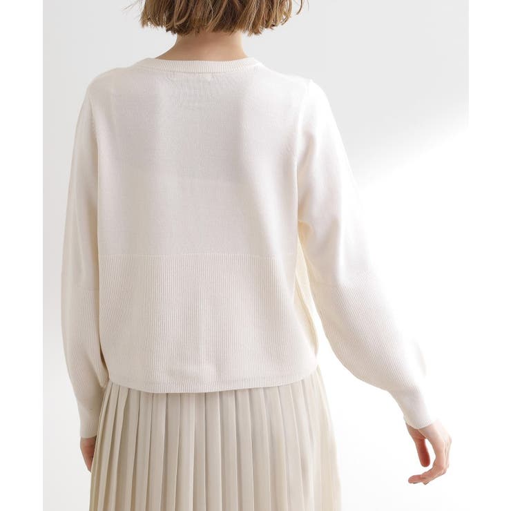 【毛玉軽減／洗える】編地切替カーディガン | grove | 詳細画像24 