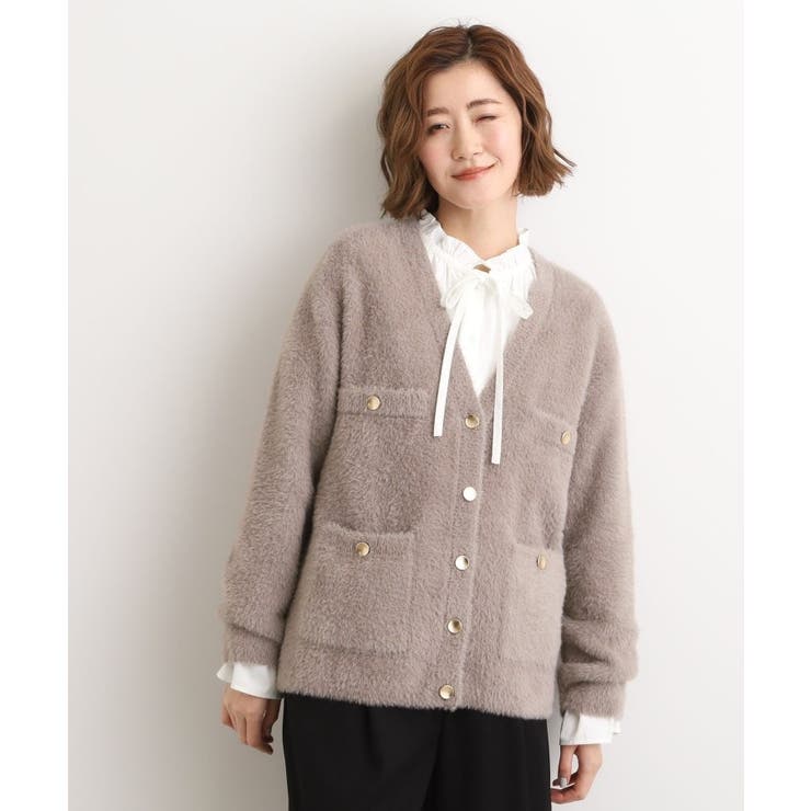 【石川梨華さん着用】軽やかフェザーで魅せる、クラシカルな主役カーディガン | grove | 詳細画像6 