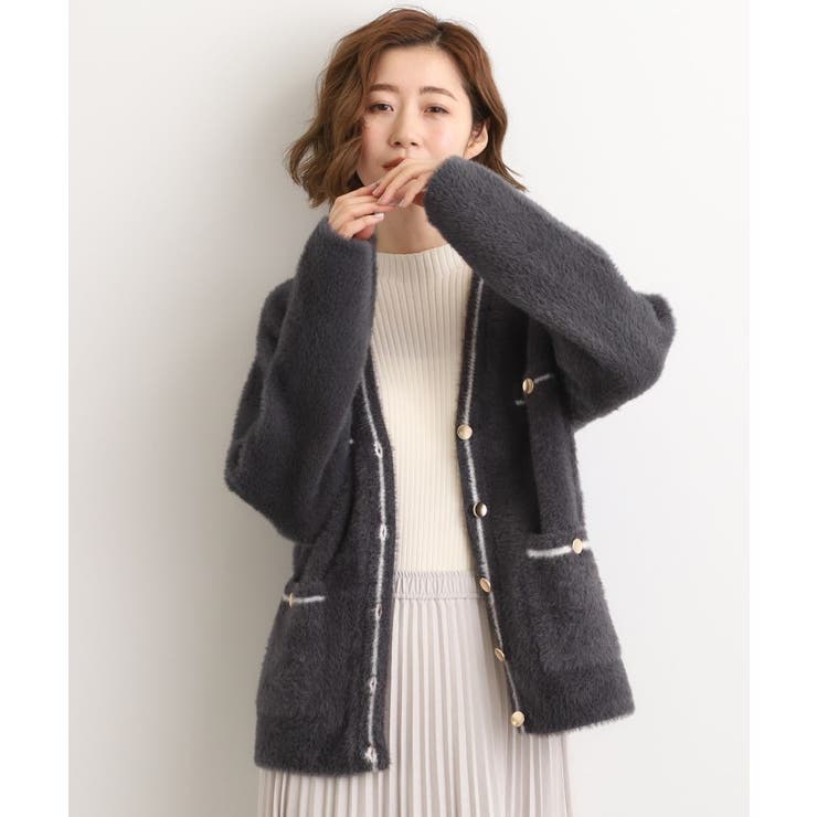 【石川梨華さん着用】軽やかフェザーで魅せる、クラシカルな主役カーディガン | grove | 詳細画像19 