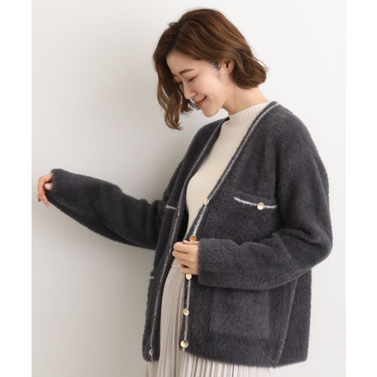 【石川梨華さん着用】軽やかフェザーで魅せる、クラシカルな主役カーディガン | grove | 詳細画像20 