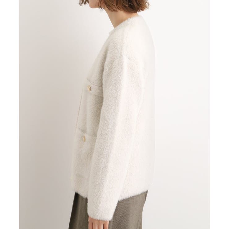 【石川梨華さん着用】軽やかフェザーで魅せる、クラシカルな主役カーディガン | grove | 詳細画像24 