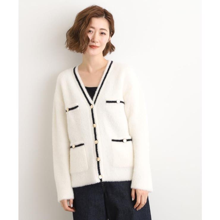 【石川梨華さん着用】軽やかフェザーで魅せる、クラシカルな主役カーディガン | grove | 詳細画像15 