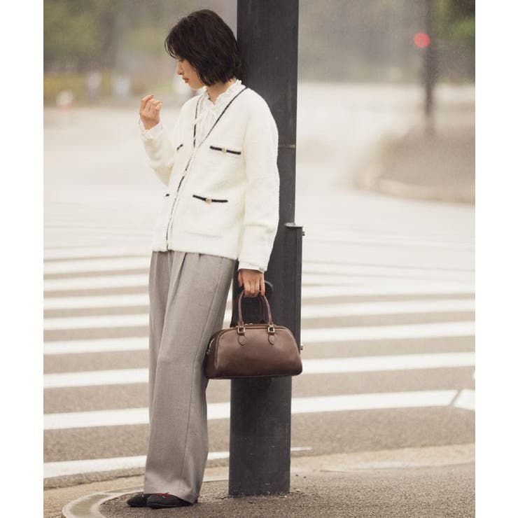 【石川梨華さん着用】軽やかフェザーで魅せる、クラシカルな主役カーディガン | grove | 詳細画像12 