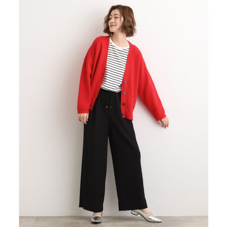 きれい見えとリラックス感を両立。秋の大人カジュアルに効くイージーパンツ | grove | 詳細画像6 