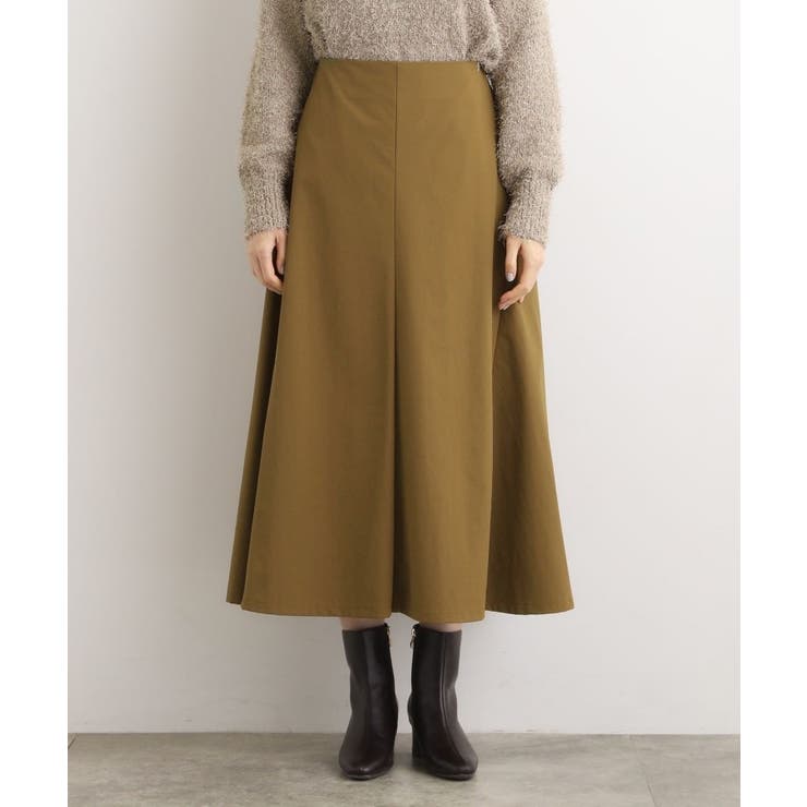 もっちりナイロンストレッチトラペーズスカート | grove | 詳細画像14 