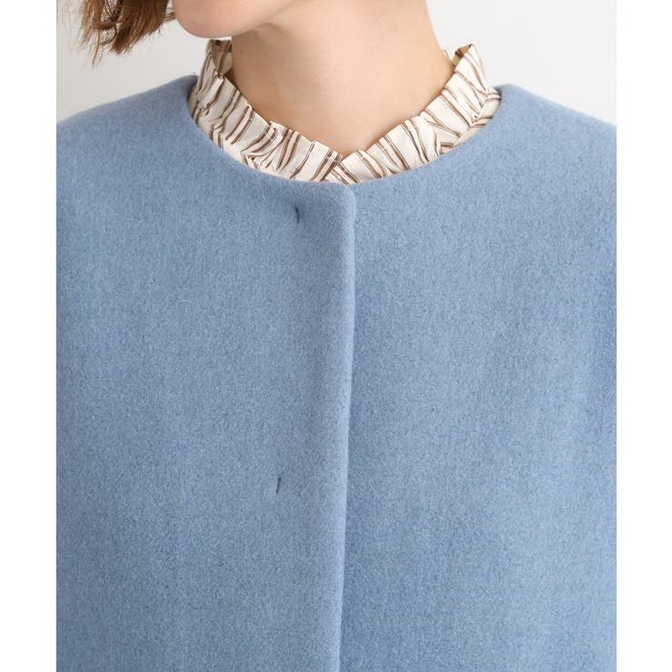 【ウール混】軽やかに羽織れるショートコート | grove | 詳細画像18 