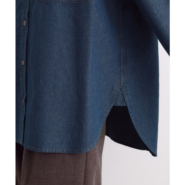 【選べる着丈】オーバーサイズデニムシャツ | grove | 詳細画像15 