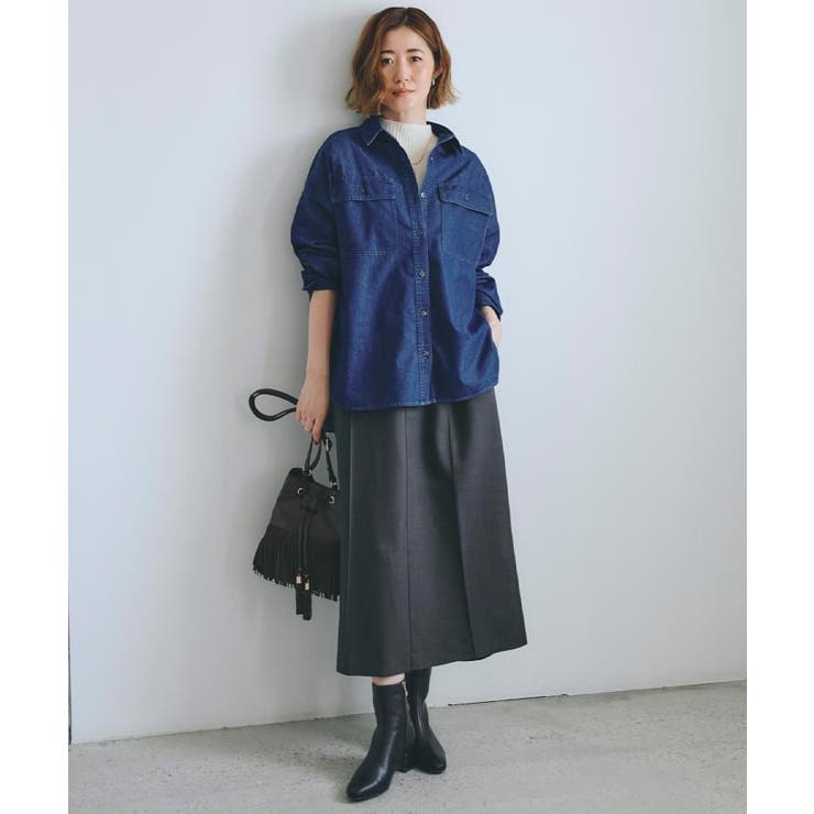 【選べる着丈】オーバーサイズデニムシャツ | grove | 詳細画像16 