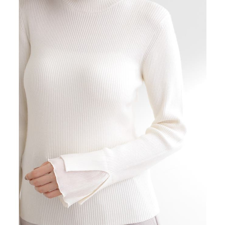 プリーツレイヤードニットプルオーバー | grove | 詳細画像23 