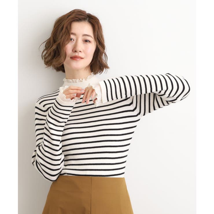 プリーツレイヤードニットプルオーバー | grove | 詳細画像15 