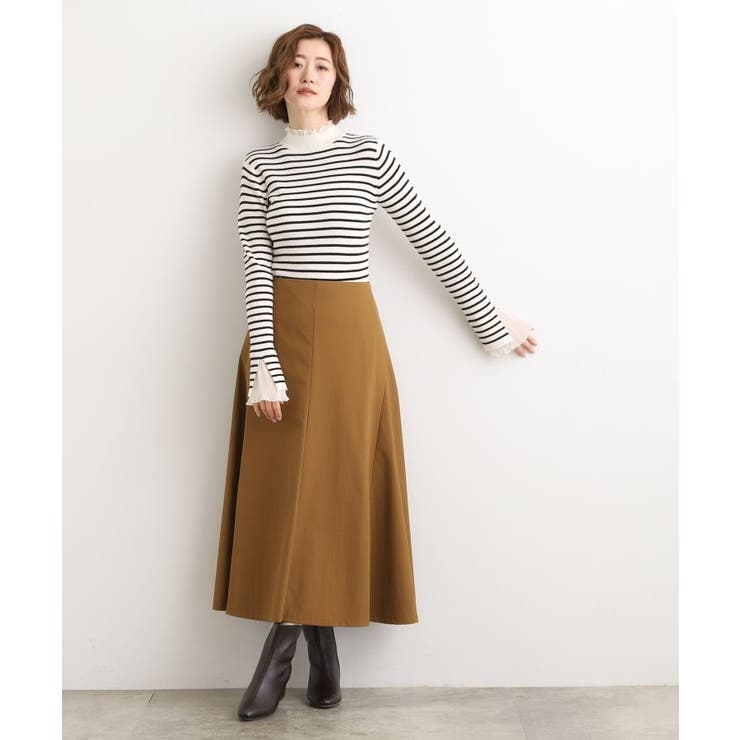 プリーツレイヤードニットプルオーバー | grove | 詳細画像17 