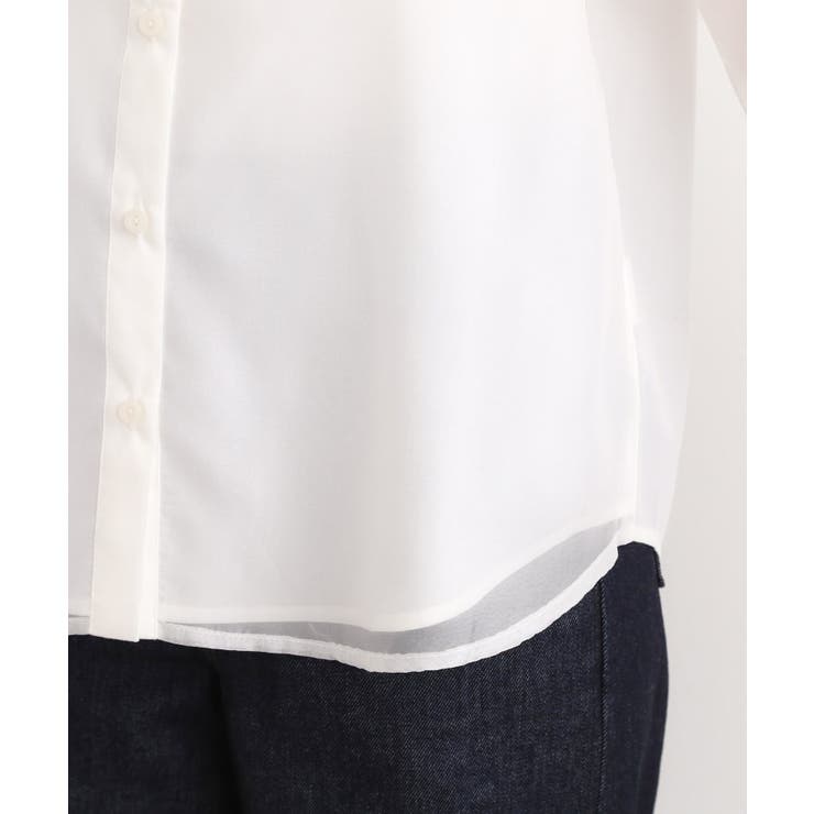 オーガンジーレイヤードシャツ | grove | 詳細画像15 