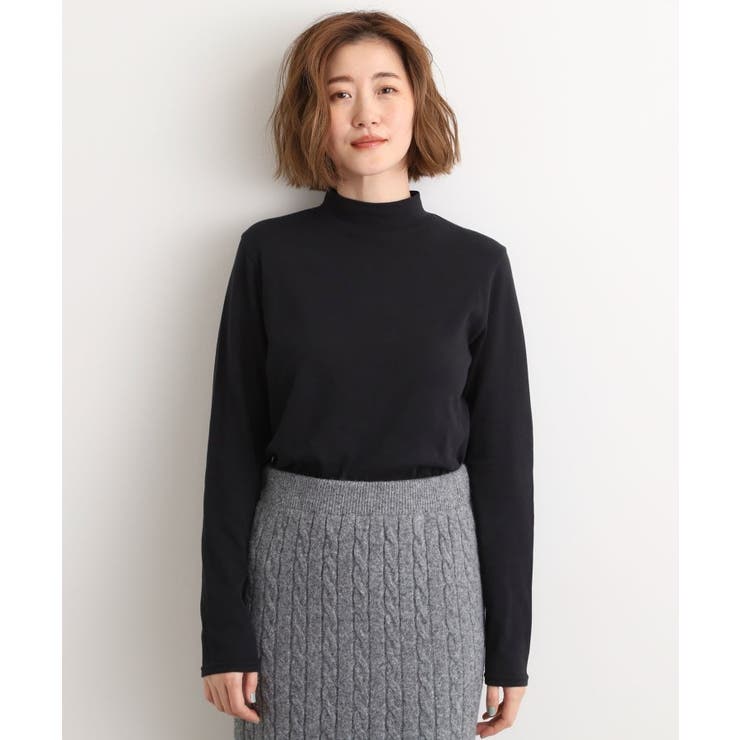 【吸湿発熱】秋冬のレイヤードを格上げ コットンハイネックプルオーバー | grove | 詳細画像9 