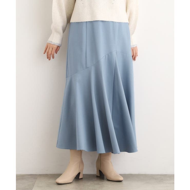 ブルー(092) | アシメマーメイドスカート | grove
