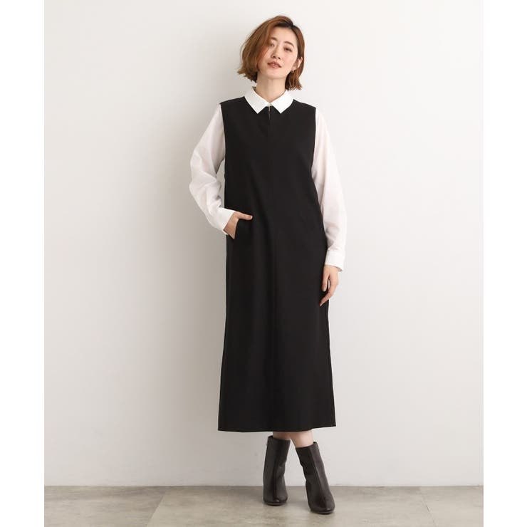 【2WAY/美シルエット】着こなし自在のジャンドレワンピース | grove | 詳細画像3 