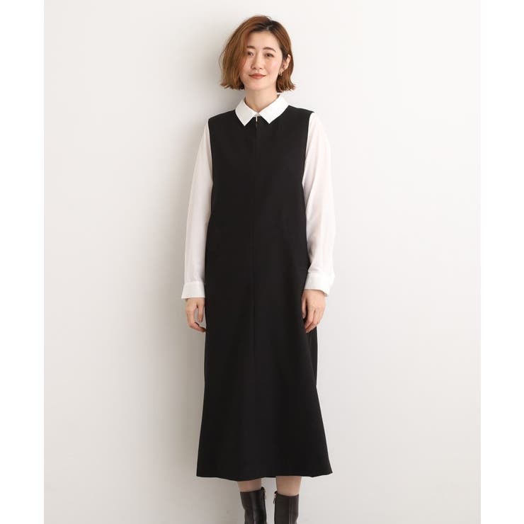 【2WAY/美シルエット】着こなし自在のジャンドレワンピース | grove | 詳細画像4 