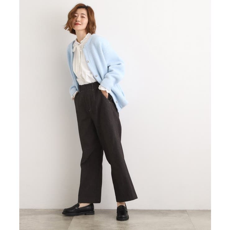 ふっくらやわらかく、毛混オーバーニットカーディガン | grove | 詳細画像14 