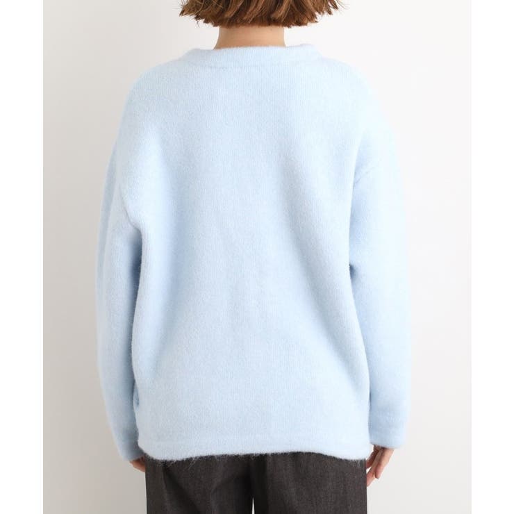 ふっくらやわらかく、毛混オーバーニットカーディガン | grove | 詳細画像18 