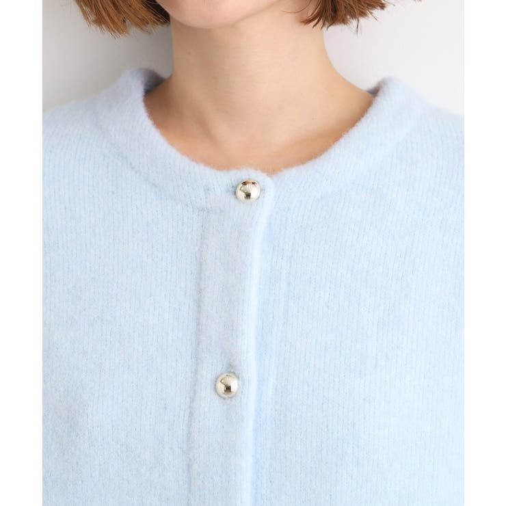 ふっくらやわらかく、毛混オーバーニットカーディガン | grove | 詳細画像19 