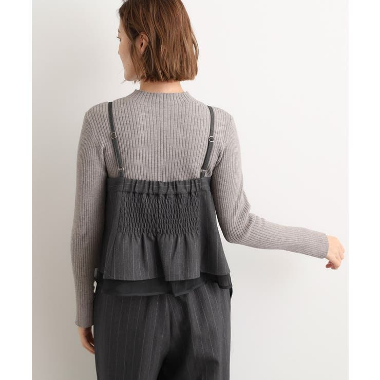 透け感とレイヤードで大人の遊び心を、ビスチェSET UP | grove | 詳細画像22 