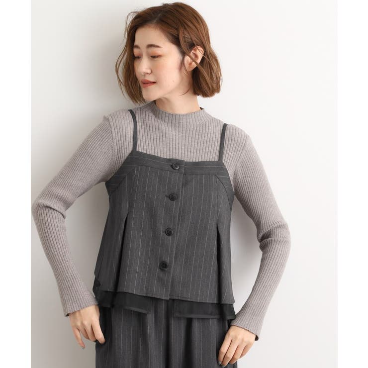 透け感とレイヤードで大人の遊び心を、ビスチェSET UP | grove | 詳細画像23 